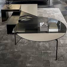 Bronze montclair coffee table with storage. Contemporary Coffee Table Lily Shake Design Smoked Glass Bronze Round