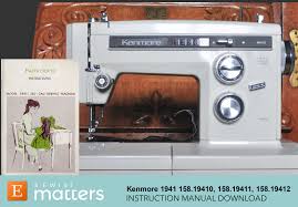 New listing kenmore 10 stitch sewing machine 385.1249280 very good. Kenmore 1941 Sewing Machine Instruction Manual Pdf Download Etsy