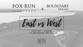 East vs West Dinner at Boundary Breaks