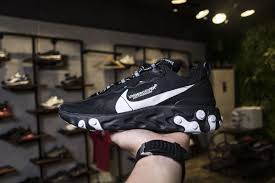 Nike's react element 87 is dropping in the united states later this week. Undercover X Nike Epic React Element 87 Black White Shoes8 Nike Nike Air Max Sneakers Nike