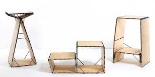 Multifunctional Board Loop Transforms Into 9 Unique Furniture Pieces Furniture Unique Furniture Pieces Sustainable Furniture