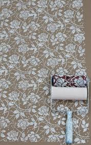 Patterned Paint Roller In Sweet Sea Roses By Not By Notwallpaper To Stamp My Table Runners Patterned Paint Rollers Paint Roller Painting Patterns