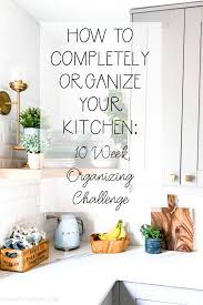 how to organize your kitchen and pantry