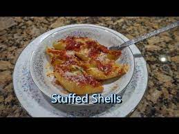Italian Grandma Makes Stuffed Shells Youtube Buonapetitti Xox Momandsoncookingteam Stuffed Shells Cooking And Baking Recipes