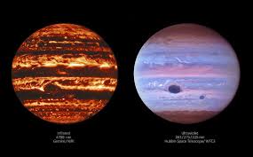 It only takes about 10 hours for a. Jupiter In Anderem Licht Sturmwirbel Und Wolken Des Gasriesen Im Infrarot Und Ultraviolett Scinexx De