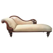 Antique vintage retro lounge suite, oak features, sanderson linen upholstery. Antique Victorian Carved Chaise Longue For Sale At Pamono