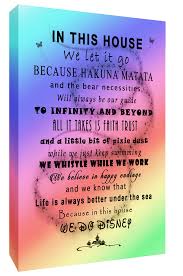 Great quotes quotes to live by me quotes inspirational quotes fonts quotes motivational disney canvas quotes disney quotes walt disney. Rainbow We Do Disney In This House Quote On Canvas Wall Art Picture Print Ebay