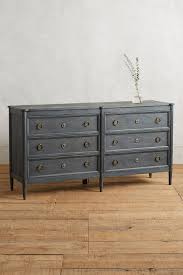Washed Wood Six Drawer Dresser Wood Dresser Grey Wood Furniture Bedroom Furniture Dresser