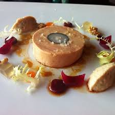 Fois Gras Torchon Ash Rolled Rabbit Loin Riellette Pickled Mustard Seeds Sautern Gelee Brioche Canlis Seattle Food Culinary Gastronomy