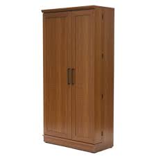 Sauder cabinetry is proud to be kcma certified for durability. Sauder Woodworking Company Homeplus Large Storage Cabinet In Sienna Oak The Home Depot Canada