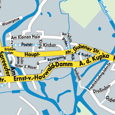 Hier aktuelle karten für den spreewald herunterladen: Karte Von Lubben Spreewald Stadtplandienst Deutschland