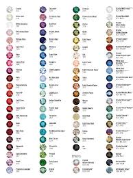 Swarovski Color Chart Google Search Jewelry How Tos
