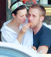 E ven though the pair would go on to date for four years, the notebook stars ryan gosling and rachel mcadams initially fought during the romcom's filming. Prblm Chld On Twitter Today S Mood Rachel Mcadams Feeding Ryan Gosling A Pastry