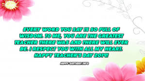 Address the teacher by their proper name. 100 Happy Teacher S Day Wishes Messages And Quotes