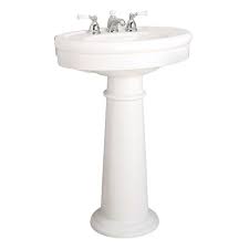 American Standard Collection Pedestal Combo Bathroom Sink In Linen 0283 800 222 With Images Sink American Standard Bathroom Sink