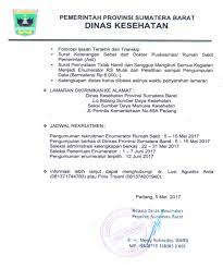 Meski mungkin kita akan menemukan contoh yang berbeda beda dari berbagai tempat umum. Pengumuman Rekruitmen Enumerator Rumah Sakit Riset Ketenagaan Bidang Kesehatan Provinsi Sumatera Barat Tahun 2o17