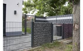 Gabionen Komplettset Slim Hohe 178cm Lange 120cm Gabionen Gabionenzaun Sets