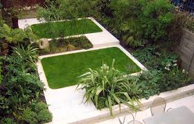 Arial View Of The North Facing Garden North Facing Garden Contemporary Garden Design Garden Ideas Uk
