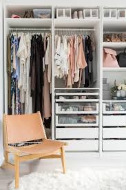 Open Wardrobe Woman Messy Beige Brown Stugl Firstapartment Firstapartmentdecorating Firstapartmentli Closet Designs Ikea Closet Organizer Closet Decor