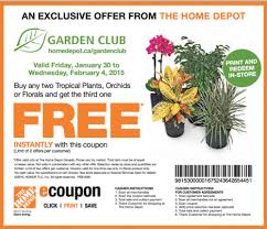 This is written based on my personal experiences and you. The Home Depot Canada Garden Club Printable Coupons Buy Any Two Tropical Plants Orchids Or Florals Get The Third One For Free Canadian Freebies Coupons Deals Bargains Flyers Contests Canada