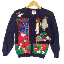 Check spelling or type a new query. Vintage 90s Victorian Granny Christmas Tacky Ugly Cardigan Sweater The Ugly Sweater Shop