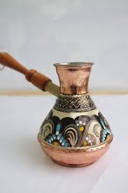 Islemeli Bakir Cezve Turk Kahvesi Kahve Bakir