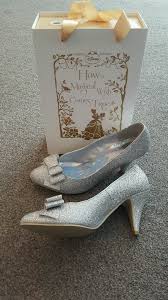 Harrods Disney Cinderella High Heel Glitter Slippers Shoes Slipper Shoes Heels Shoes