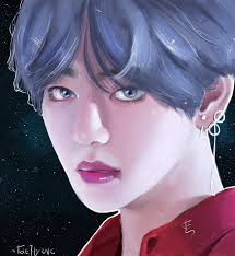 I usually paint imaginative surreal pop art faces, animals, birds and so many artworks of frida . Kim Taehyung Bts Jzdraw Illustrations Art Street
