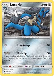 It also seems to have a natural sense of justice. Lucario 126 Unbroken Bonds Unb Price History