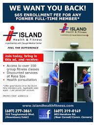 All Former Full Time Members Can Join Island Again In June For Just 65 Enrollment Fee Group Fitness Classes Health Fitness Health