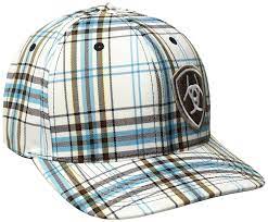 Men S Blue Plad Corner Logo Hat Blue Ch11nzt4mf9 Blue Man Hat Fashion Hats For Men