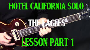 Nel tutorial seguente viene proposto l'arpeggio iniziale e la ritmica, eseguito lentamente. Hotel California Solos Shutup Play Guitar Tutorials