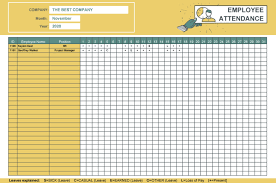 Free printable attendance sheet template. 30 Printable Attendance Sheet Templates Free Templatearchive