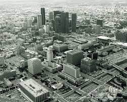 Downtown Los Angeles Unknown Year The Hall Of Justice Is Labeled Downtown Los Angeles Los Angeles Area Vintage Los Angeles
