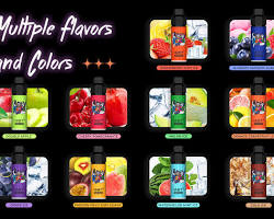 iGET Bar Plus individual pod flavor packaging, AI generated
