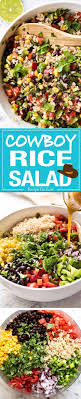 Cowboy Rice Salad Recipe Delicious Salads Healthy Recipes Recipes