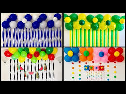 Even multiple color balloons will. 1 Very Easy Balloon Decoration Ideas Balloon Decoration Ideas For Any Occ Birthday Decorations Kids Diy Balloon Decorations Easy Birthday Party Decorations