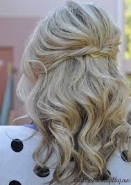 Half Up And The Rest Curly Short Wedding Hair Hair Styles Short Wavy Hair