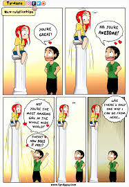 Tardee On Twitter Dismal Pedestal Pedestal Relationships Redhead Balance Praise Funny Comic Meme