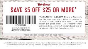 Pinned March 11th 5 Off 25 At Bobevans Restaurants Thecouponsapp Shopping Coupons Bob Evans Coupon Apps
