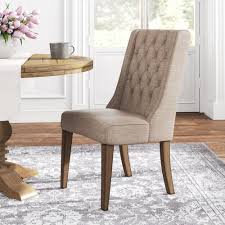 Sasha upholstered dining arm chair options. Fairchild Upholstered Wingback Dining Chair Reviews
