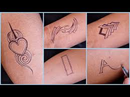 It also fits well on the arm where it's worn. How To Make Amazing Tattoo At Home With Pen Temporary Tattoo By Tattoo Art By Kk