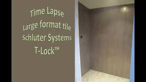 Local deals · quality products · compare prices · top brands Large Format Tile Shower Shcluter Kerdi Board Glass Mosaic And River Rock Tile T Lock Youtube