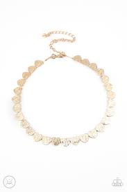 More hearts, more to love! Playing Heart To Get Gold Heart Choker Necklace Paparazzi Sugar Bee Bling Paparazzi Jewelry And Accessories