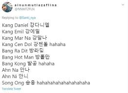 Check spelling or type a new query. 11 Tweet Rekomendasi Nama Indonesia Bergaya Korea Ada Aja Netizen