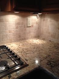 Cambria Quartz Bradshaw With Tumbled Stone Backsplash Kitchen Marble Trendy Kitchen Backsplash Stone Backsplash