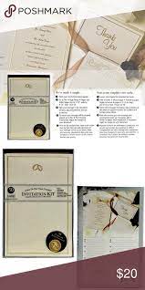 Ivory Gold Wedding Invitation Kit Wedding Invitation Kits Invitation Kits Gold Wedding Invitations