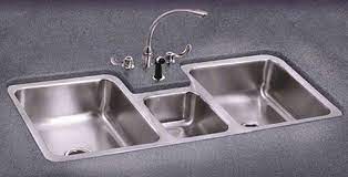 This style allows for easier cleaning of larger items like pots and pans. Outdoor Triple Bowl Sink Outdoor Kitchen Sinks By Just