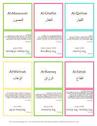 Page 1 Allah Names Islam For Kids Quran Quotes Inspirational