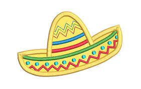 Sombrero Applique Machine Embroidery Design Mexican Sombrero Etsy Machine Embroidery Embroidery Designs Machine Embroidery Designs Baby